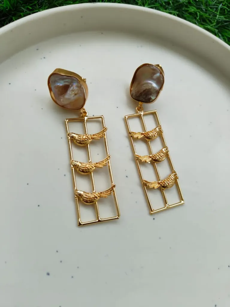 [AM-ER-0000020] Birds of Paradise Earring