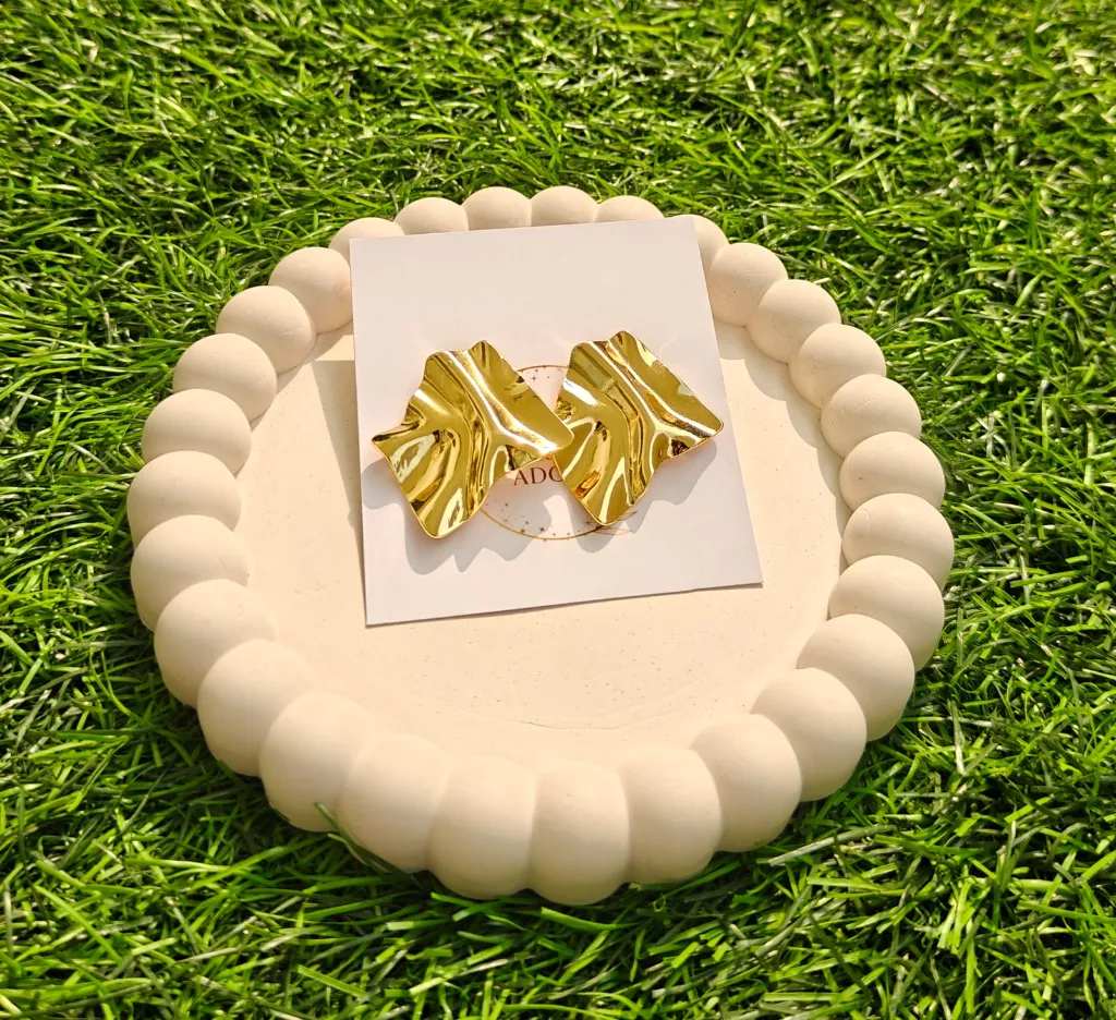 [AM-ER-00000111] Crumbled Elegance Earrings