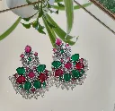 Regal Blossom Chandbalis - Multi Color