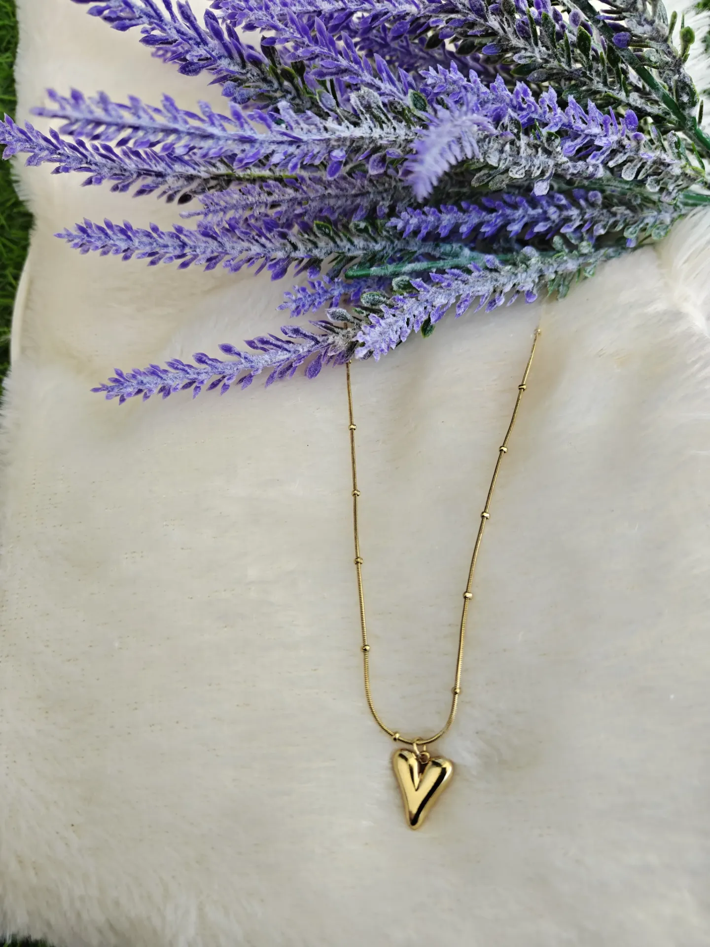 [AM-NL-00000155] V Heart Pendant Chain