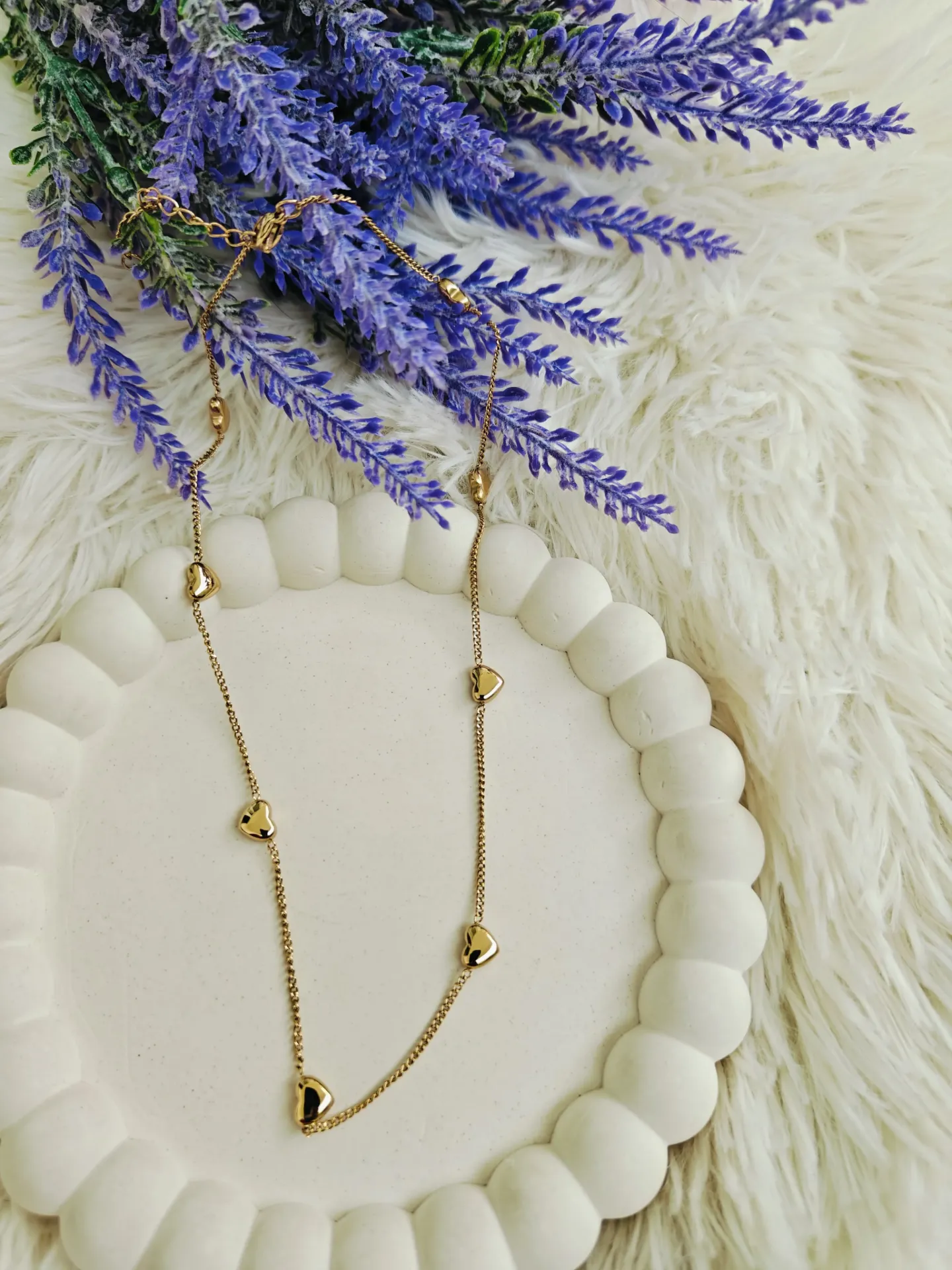 [AM-NL-00000165] Coupled Hearts Necklace