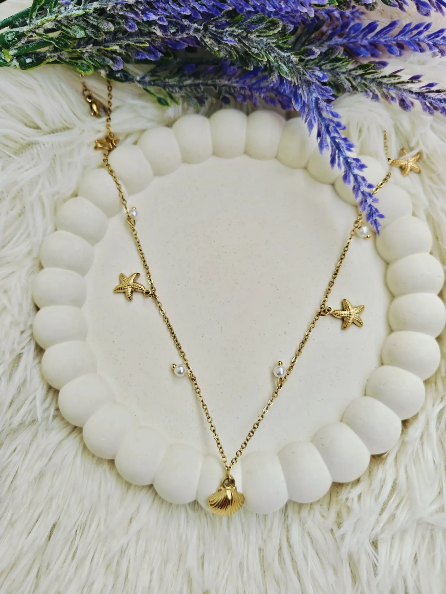 [AM-CH-00000172] Beach Charms Necklace