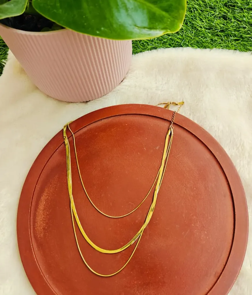 [AM-NL-00000177] 3 layer Necklace