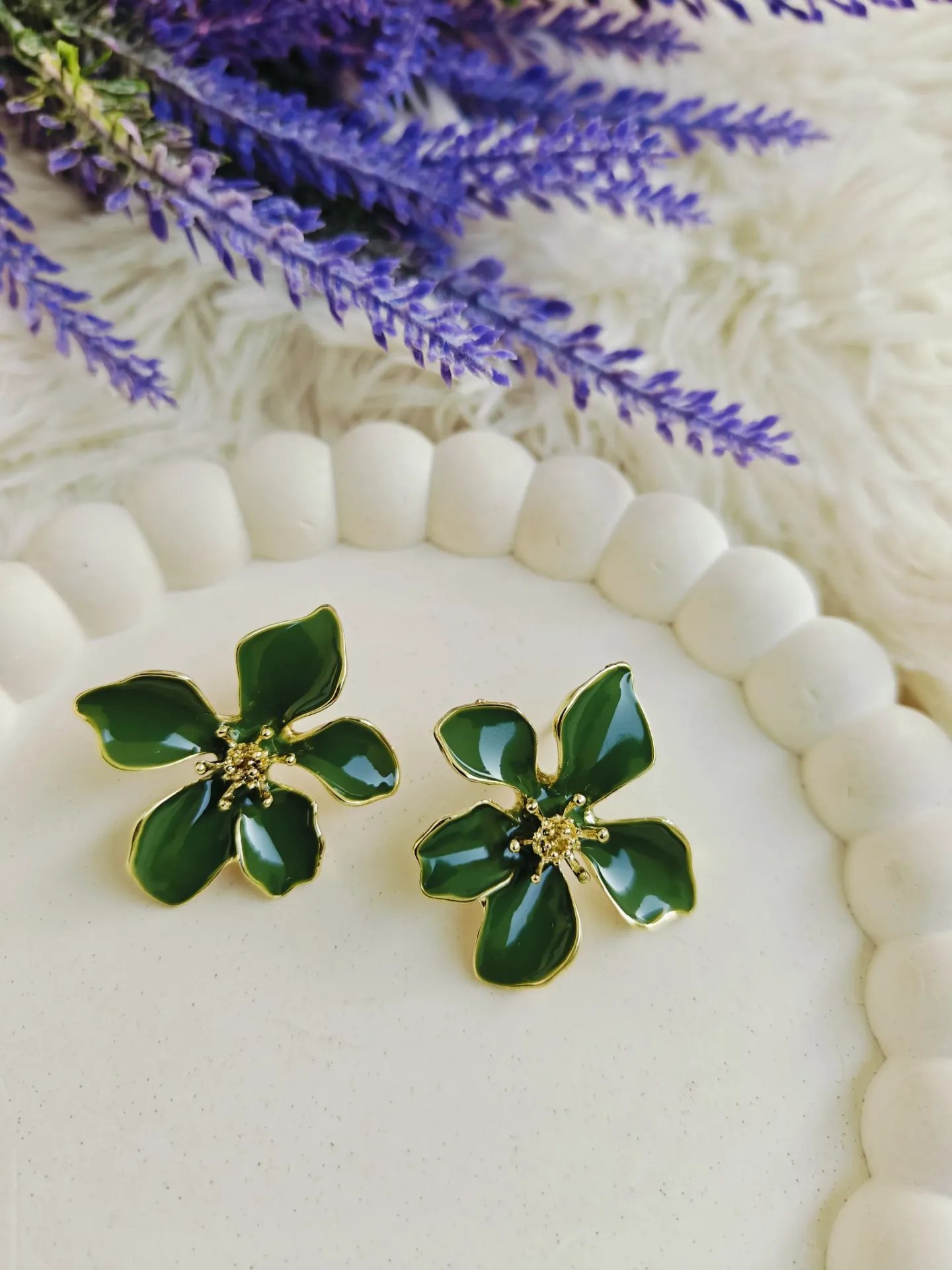 [AM-ER-00000186] Floral extravegenza Green