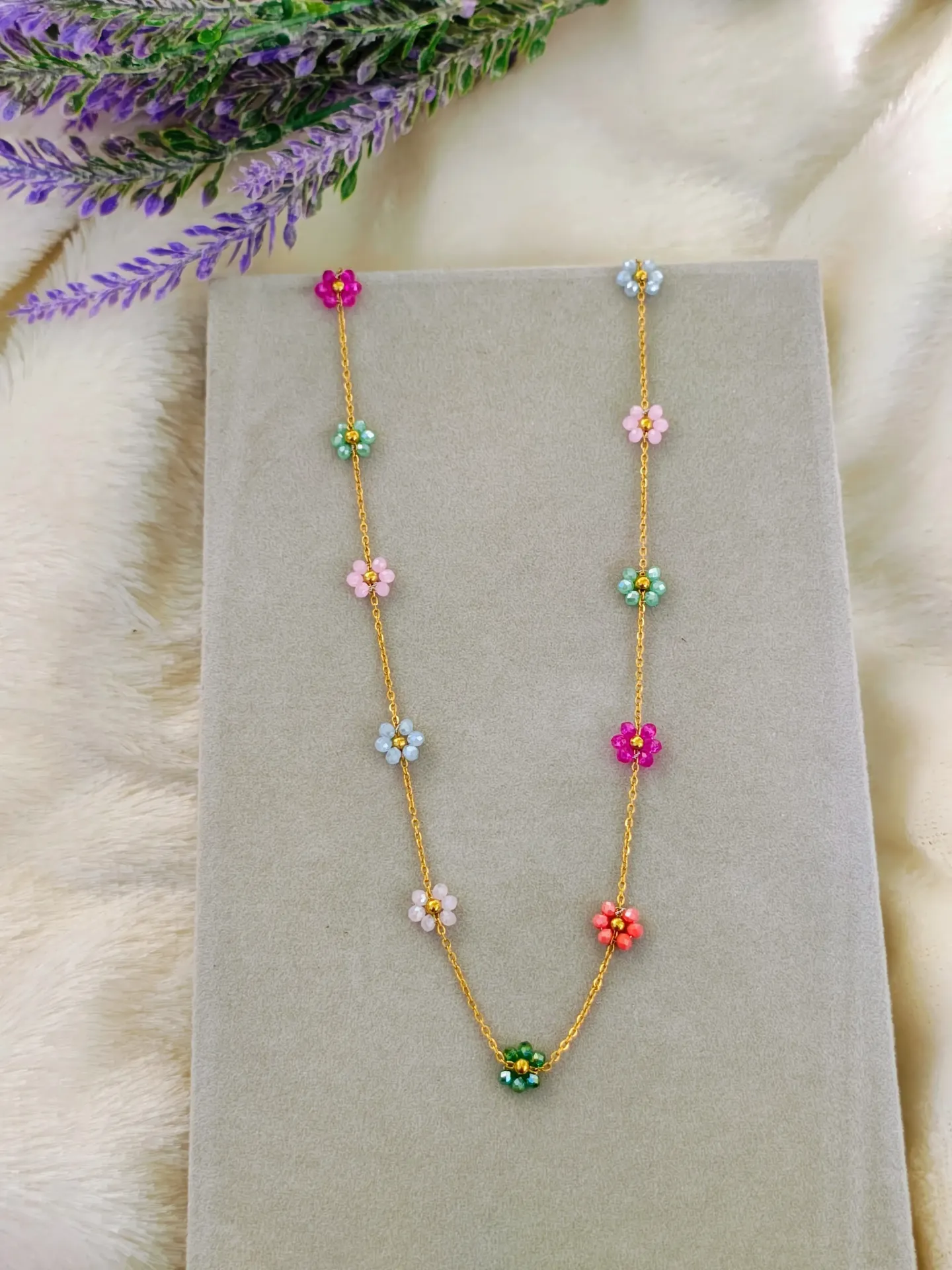 Flower Charms Necklace