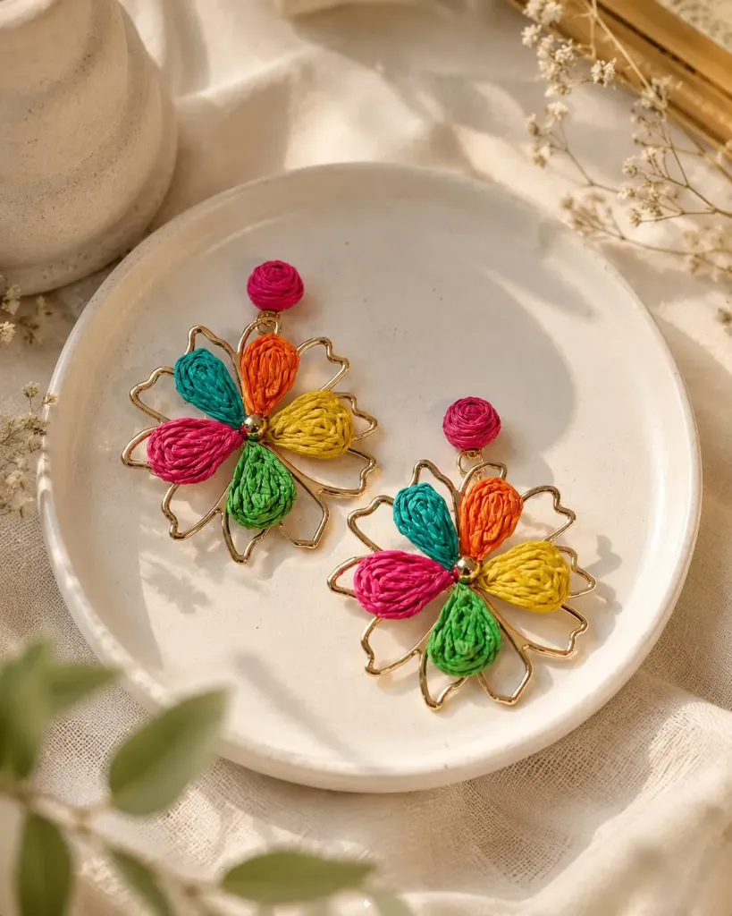 Blossom Weave Earrings