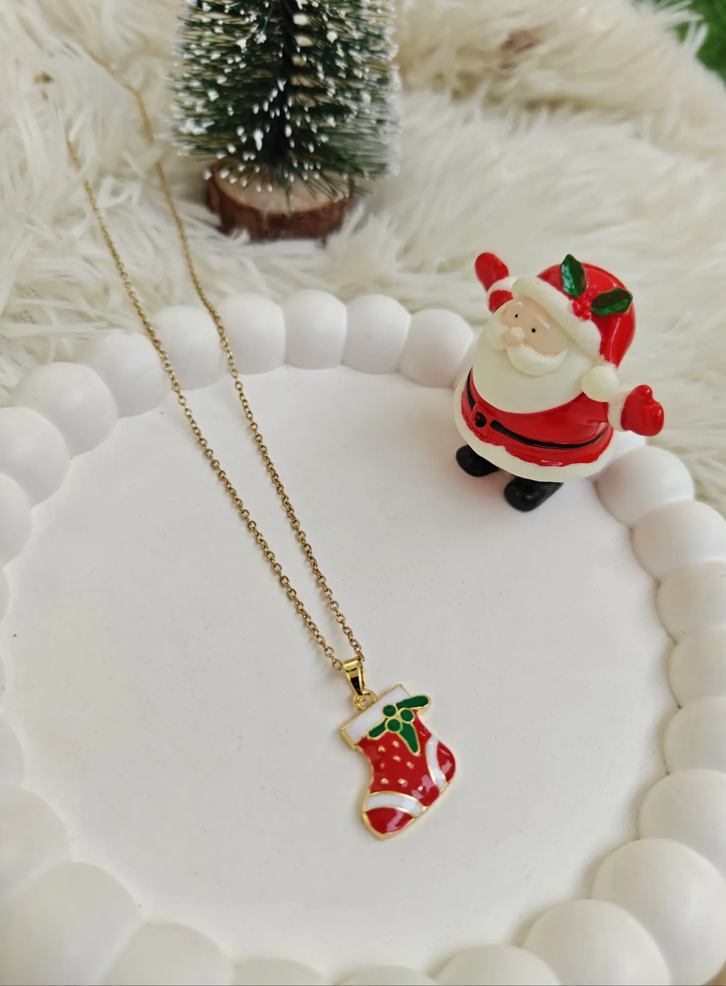 X'Mas Sock Pendant Chain