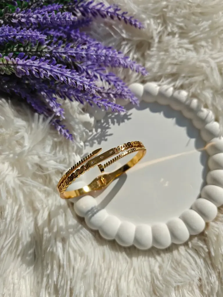 Intricate Opulent Arc Bracelet