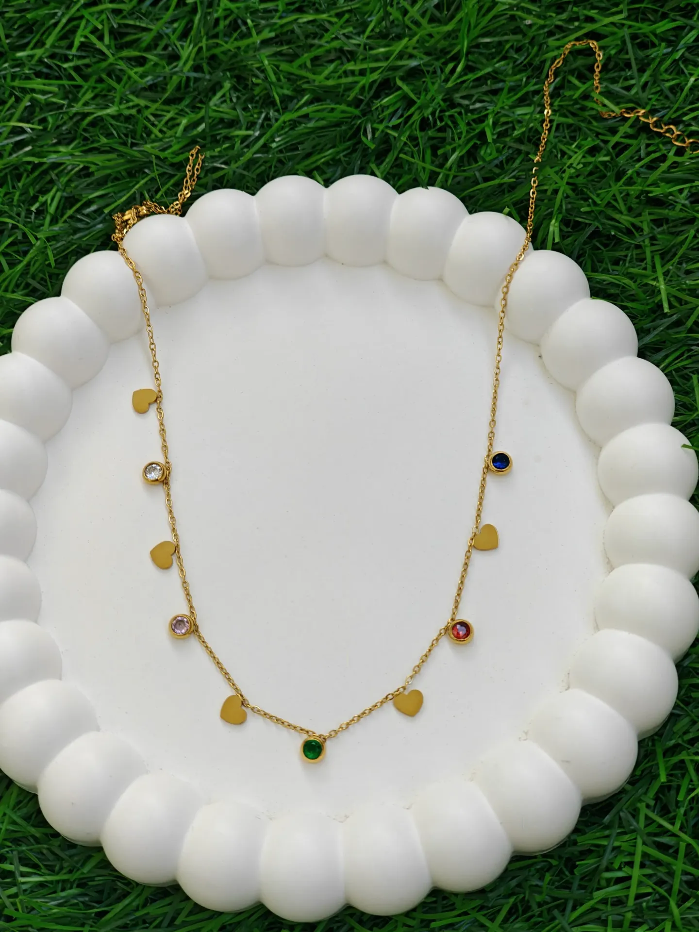 Rainbow Charms necklace